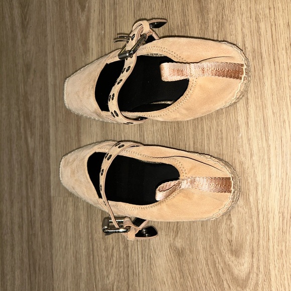rag & bone: Anteros Buckle-Detailed Suede Espadrilles